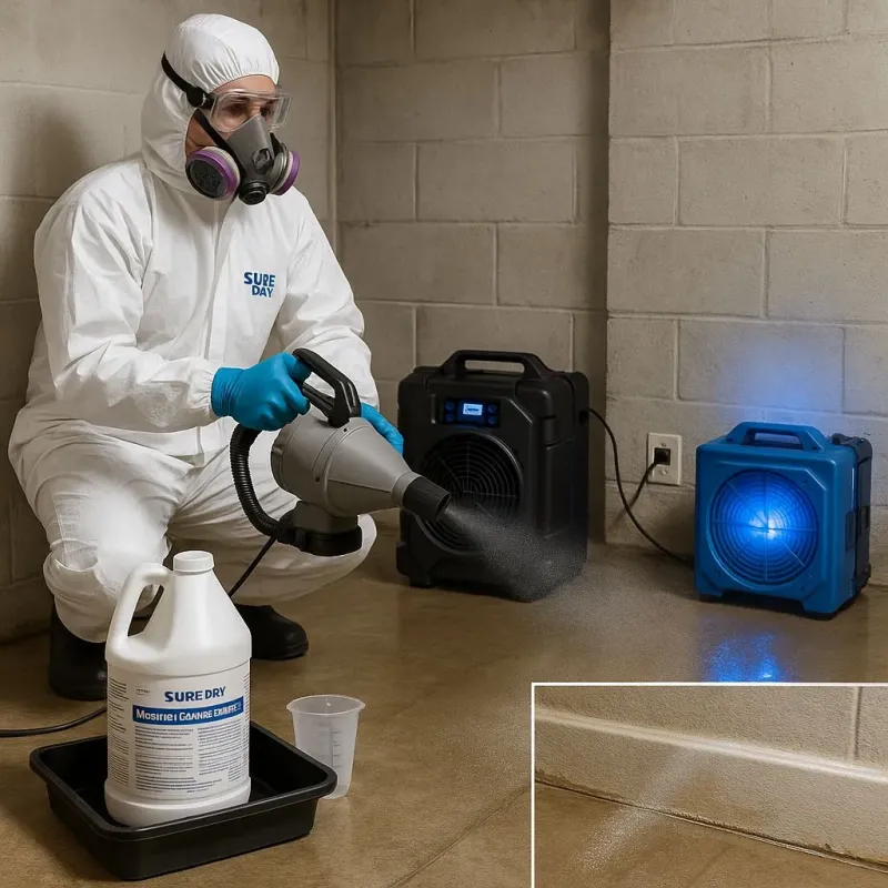 Sanitization and Odor Removal process in Fairmount, IN
