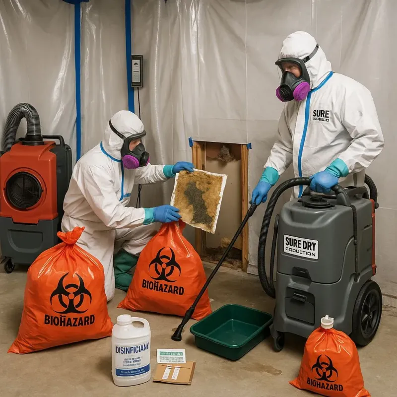 Contaminated Water Handling Protocols process in Fairmount, IN